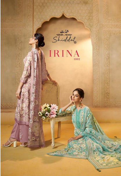 Irina 1002 Shiddat Muslin Pant Style Suits Manufacturer