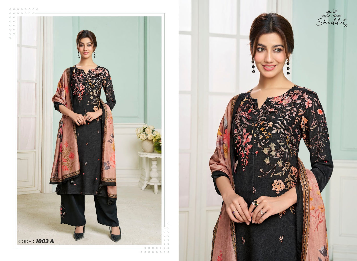 Irina 1003 Shiddat Muslin Pant Style Suits Wholesale Price