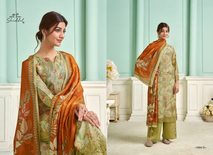 Irina 1004 Shiddat Muslin Pant Style Suits Exporter India
