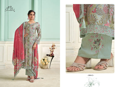 Irina 1004 Shiddat Muslin Pant Style Suits Exporter India