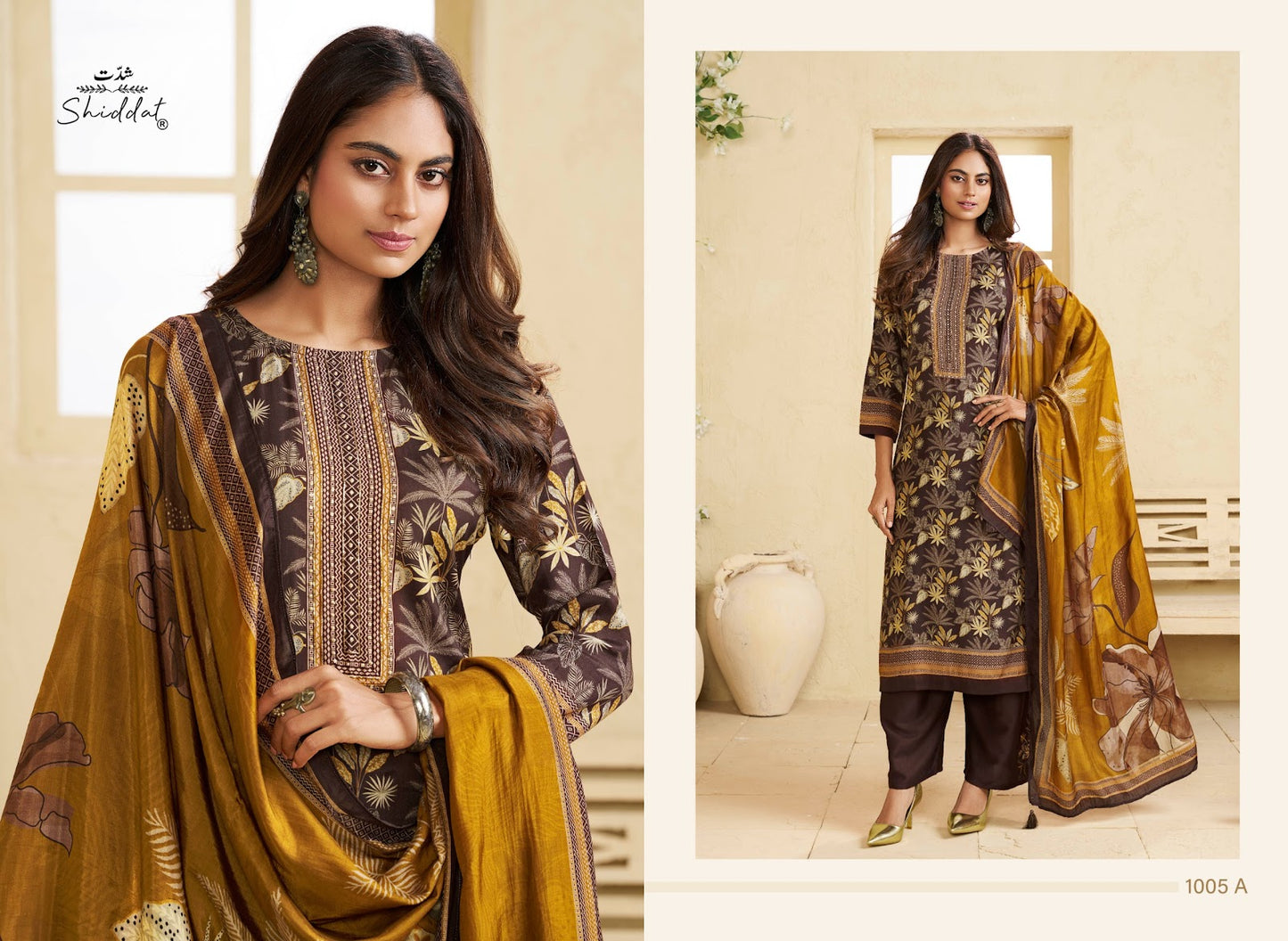 Irina 1005 Shiddat Muslin Pant Style Suits Supplier Gujarat