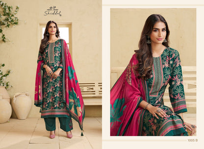 Irina 1005 Shiddat Muslin Pant Style Suits Supplier Gujarat