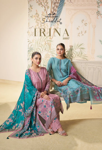 Irina 1007 Shiddat Muslin Pant Style Suits Manufacturer Gujarat