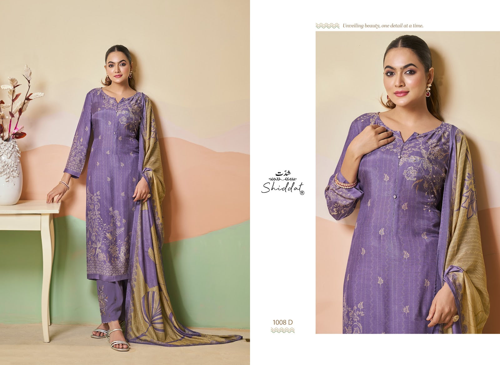 Irina 1008 Shiddat Muslin Pant Style Suits Manufacturer