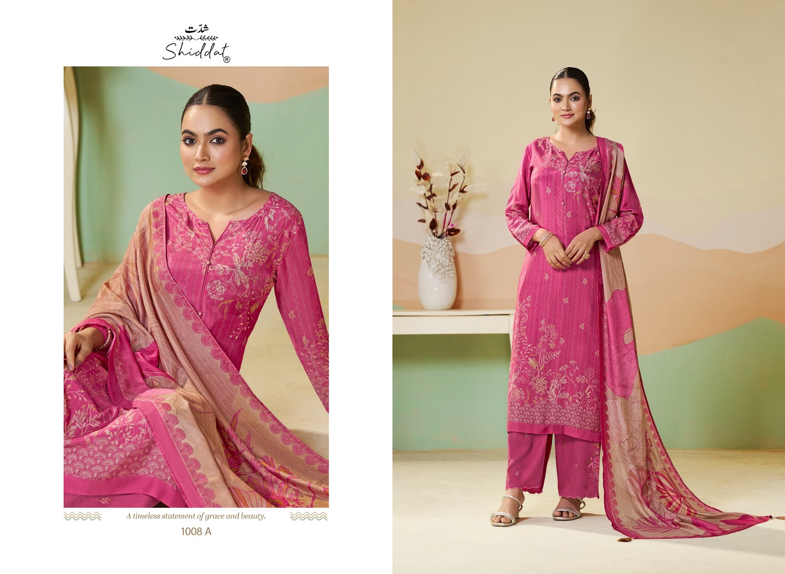 Irina 1008 Shiddat Muslin Pant Style Suits Manufacturer