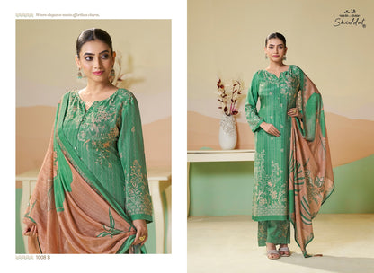 Irina 1008 Shiddat Muslin Pant Style Suits Manufacturer