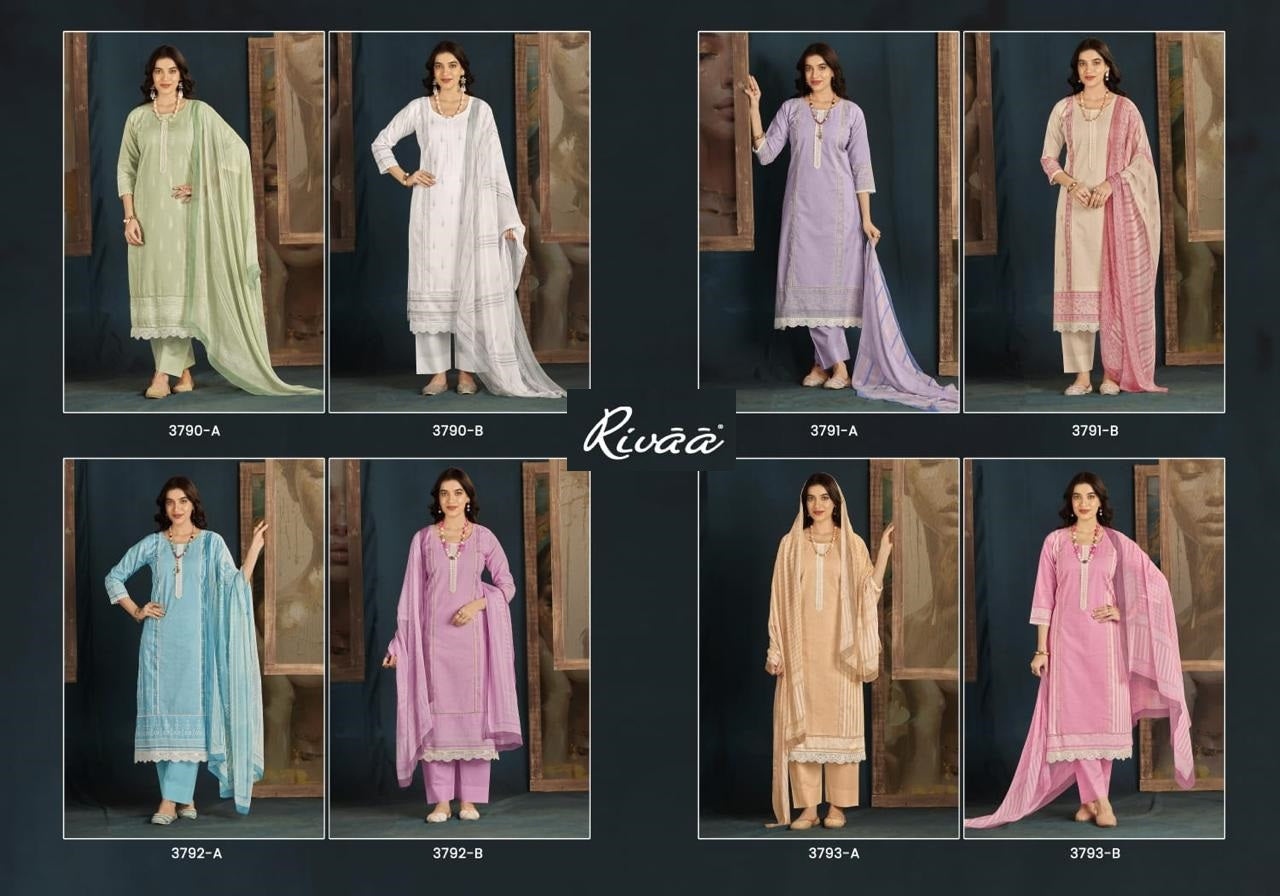 Irina Rivaa Italian Lawn Karachi Salwar Suits Supplier India