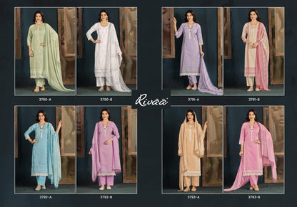 Irina Rivaa Italian Lawn Karachi Salwar Suits Supplier India