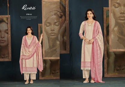 Irina Rivaa Italian Lawn Karachi Salwar Suits Supplier India