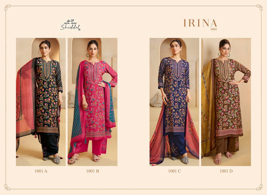 Irina Shiddat Muslin Plazzo Style Suits Manufacturer Ahmedabad