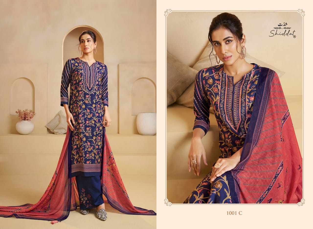 Irina Shiddat Muslin Plazzo Style Suits Manufacturer Ahmedabad