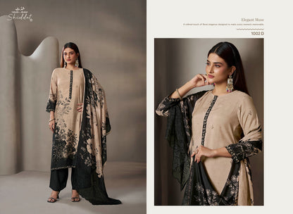Iris 1002 Shiddat Muslin Plazzo Style Suits Wholesale Rate