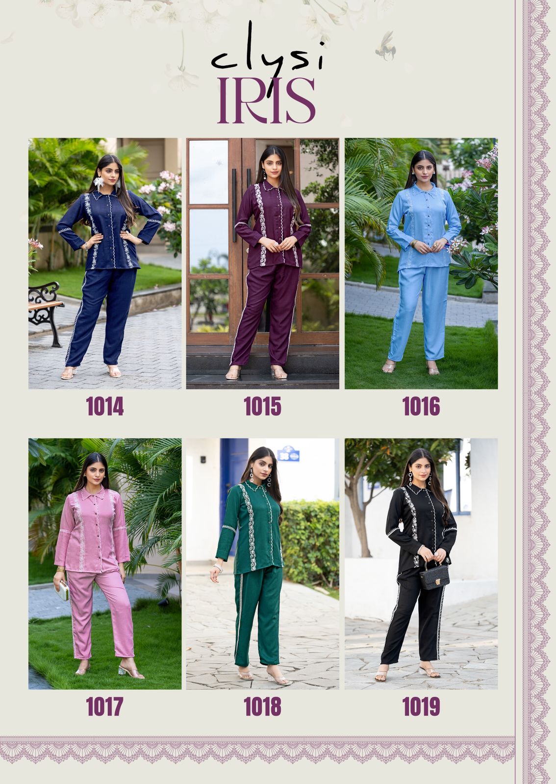 Iris Clysi Viscose Co Ord Set Supplier Gujarat