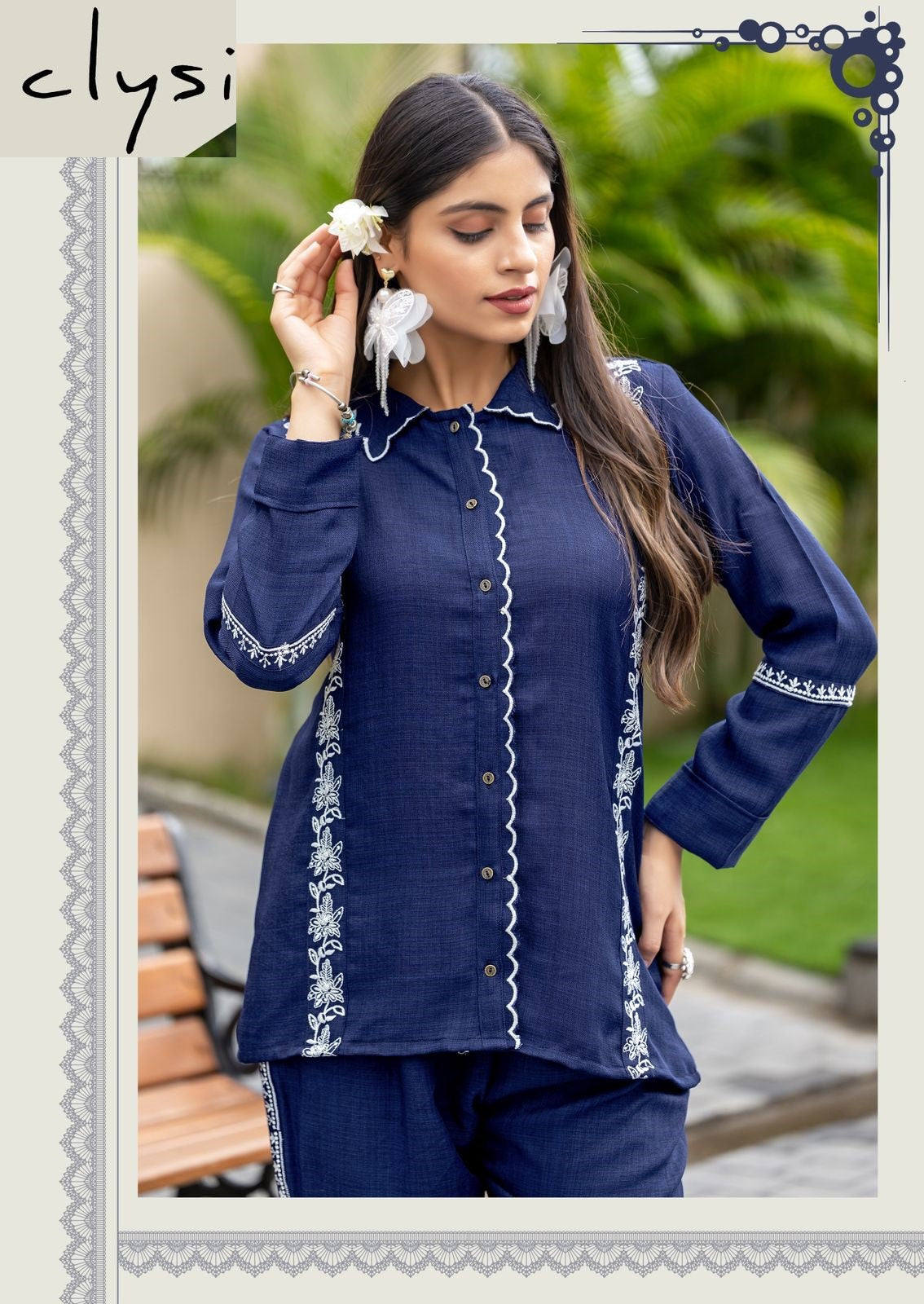 Iris Clysi Viscose Co Ord Set Supplier Gujarat