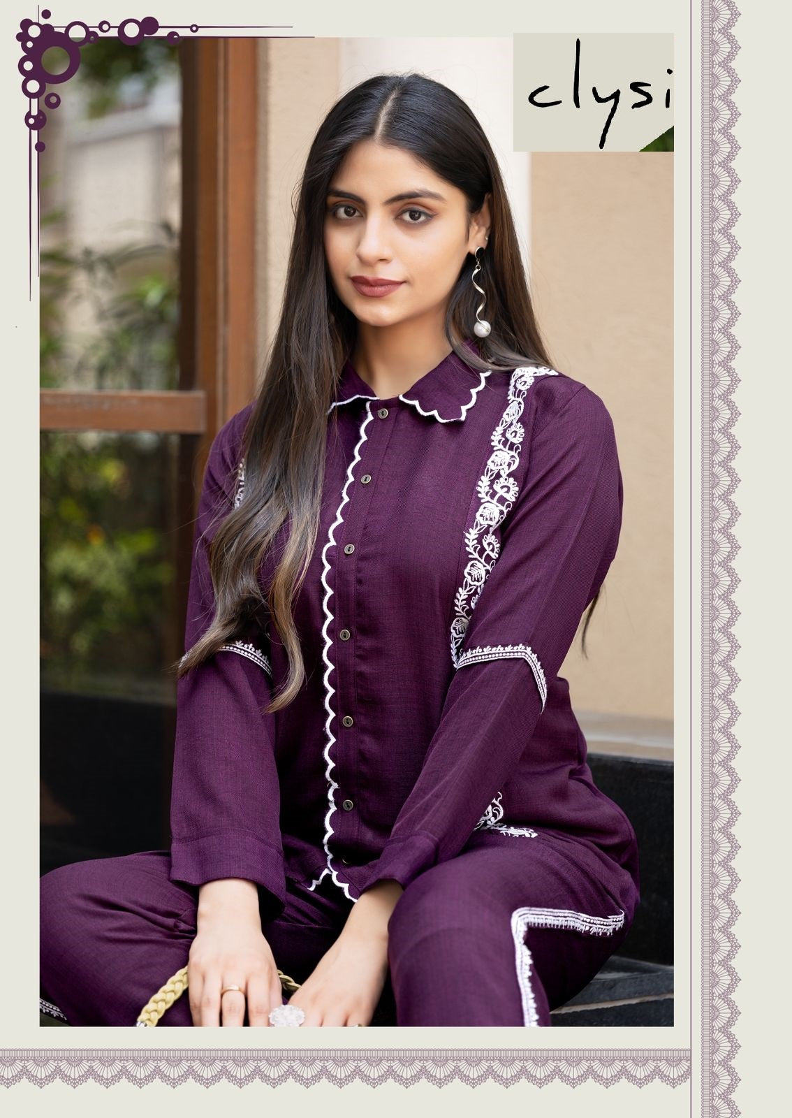 Iris Clysi Viscose Co Ord Set Supplier Gujarat