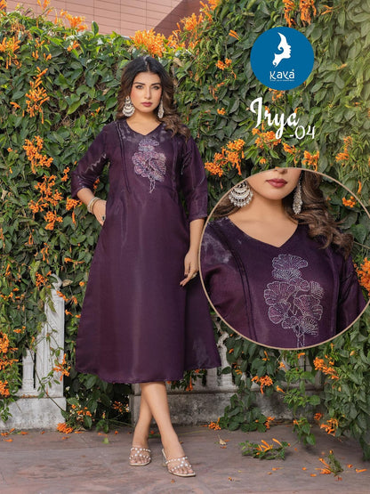 Irya Kaya Roman A-Line Kurti Wholesaler