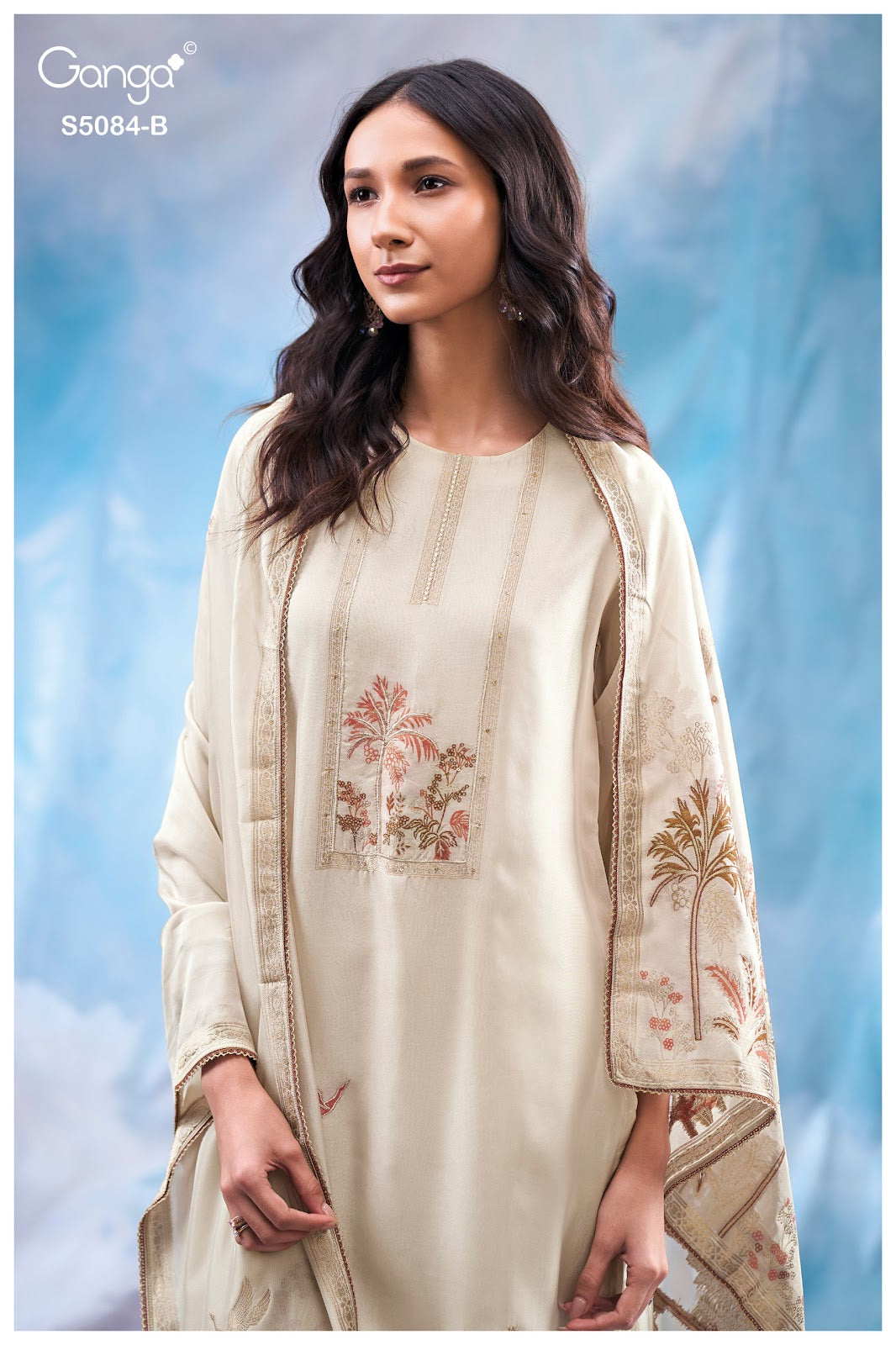 Iryana S5084 Ganga Woven Silk Pant Style Suits Manufacturer Gujarat