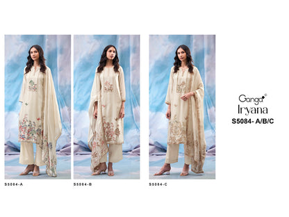 Iryana S5084 Ganga Woven Silk Pant Style Suits Manufacturer Gujarat