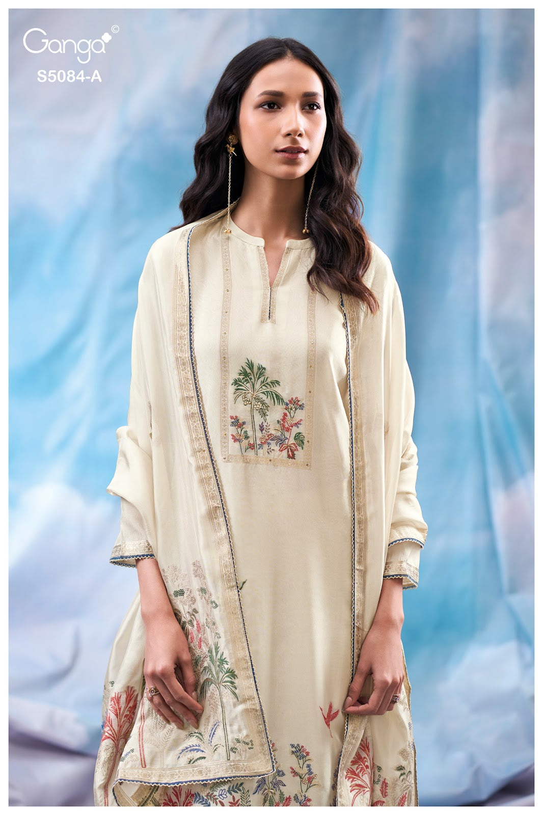 Iryana S5084 Ganga Woven Silk Pant Style Suits Manufacturer Gujarat