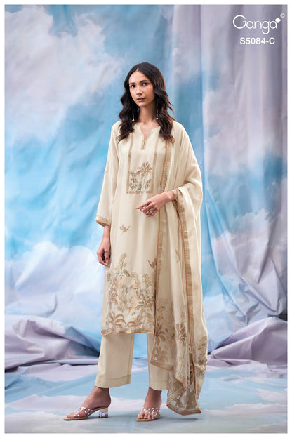 Iryana S5084 Ganga Woven Silk Pant Style Suits Manufacturer Gujarat