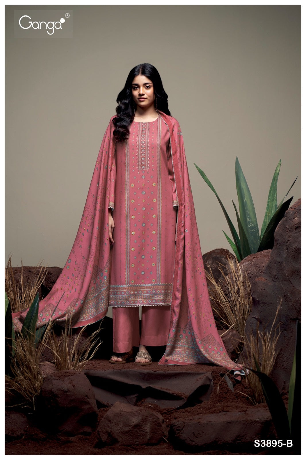 Isabeau 3895 Ganga Pashmina Suits Wholesale