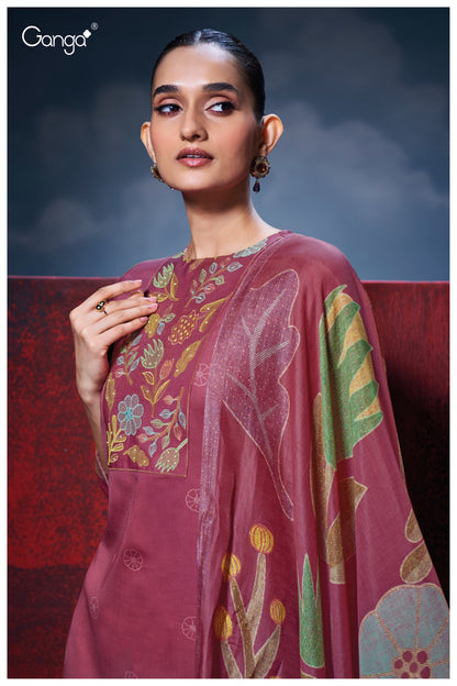 Isalith 3715 Ganga Premium Cotton Plazzo Style Suits Wholesale Rate