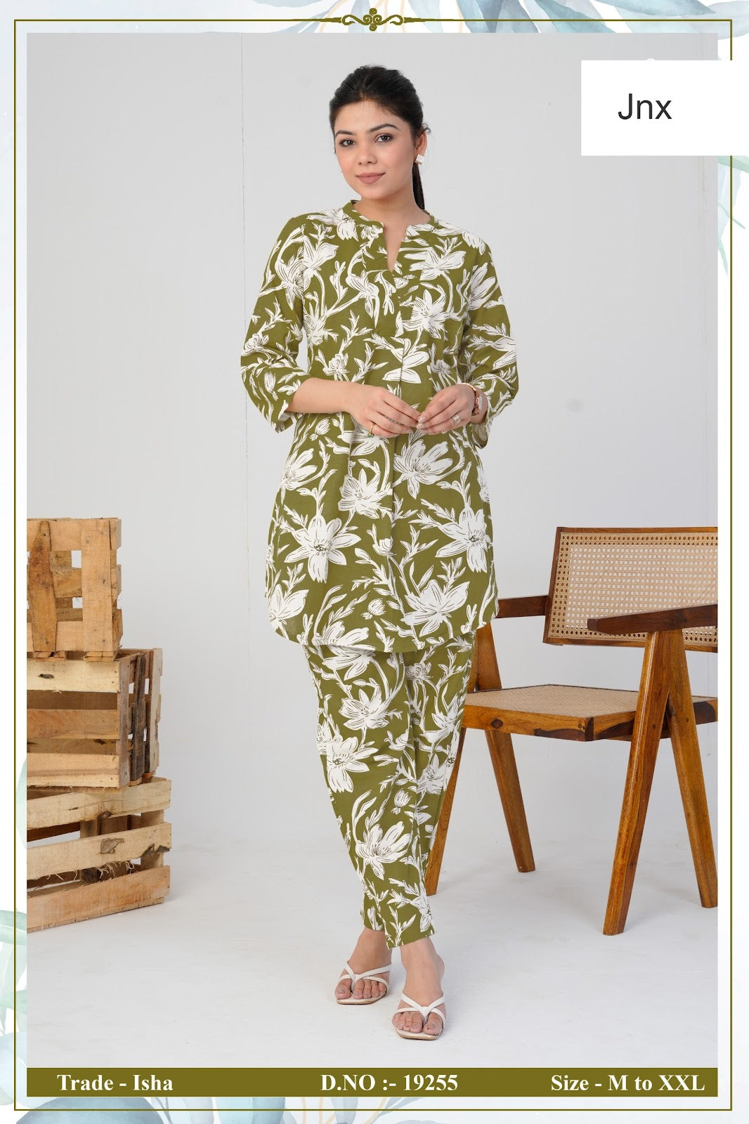 Isha Jnx Rayon Co Ord Set Wholesale Price