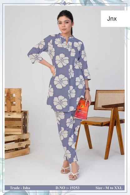 Isha Jnx Rayon Co Ord Set Wholesale Price