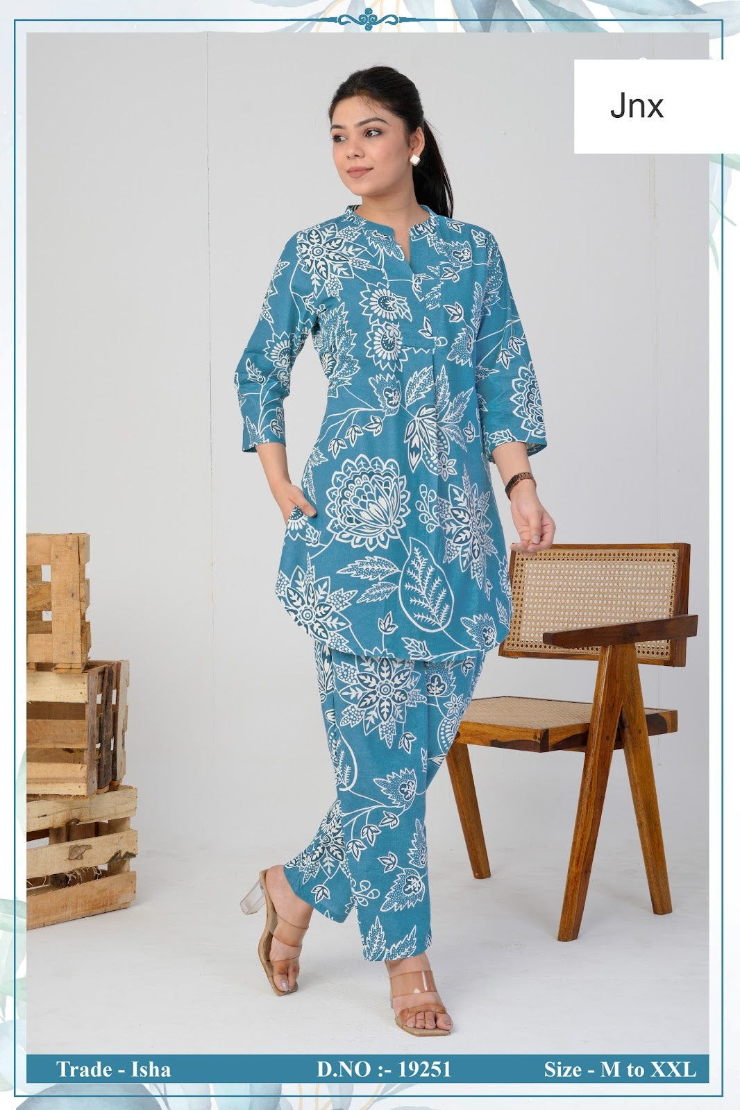 Isha Jnx Rayon Co Ord Set Wholesale Price