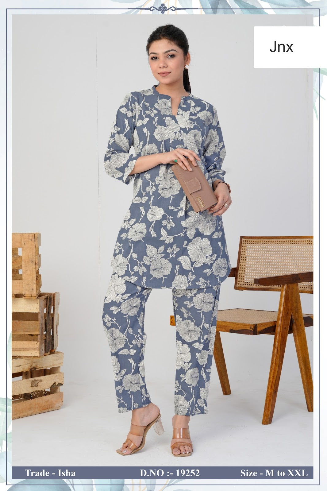 Isha Jnx Rayon Co Ord Set Wholesale Price