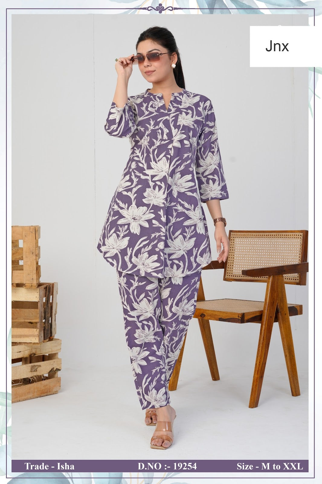 Isha Jnx Rayon Co Ord Set Wholesale Price