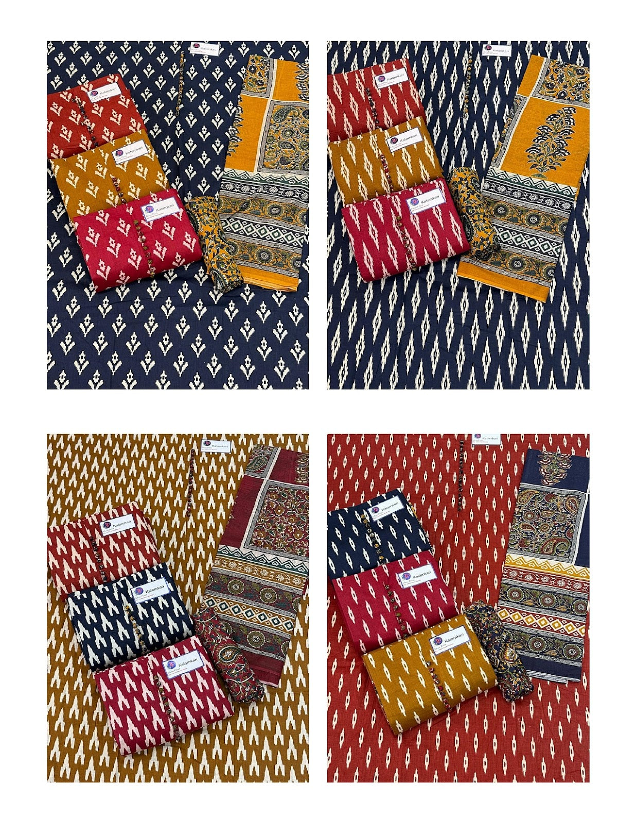 Isha Print Kalamkari Cotton Salwar Suits Wholesaler