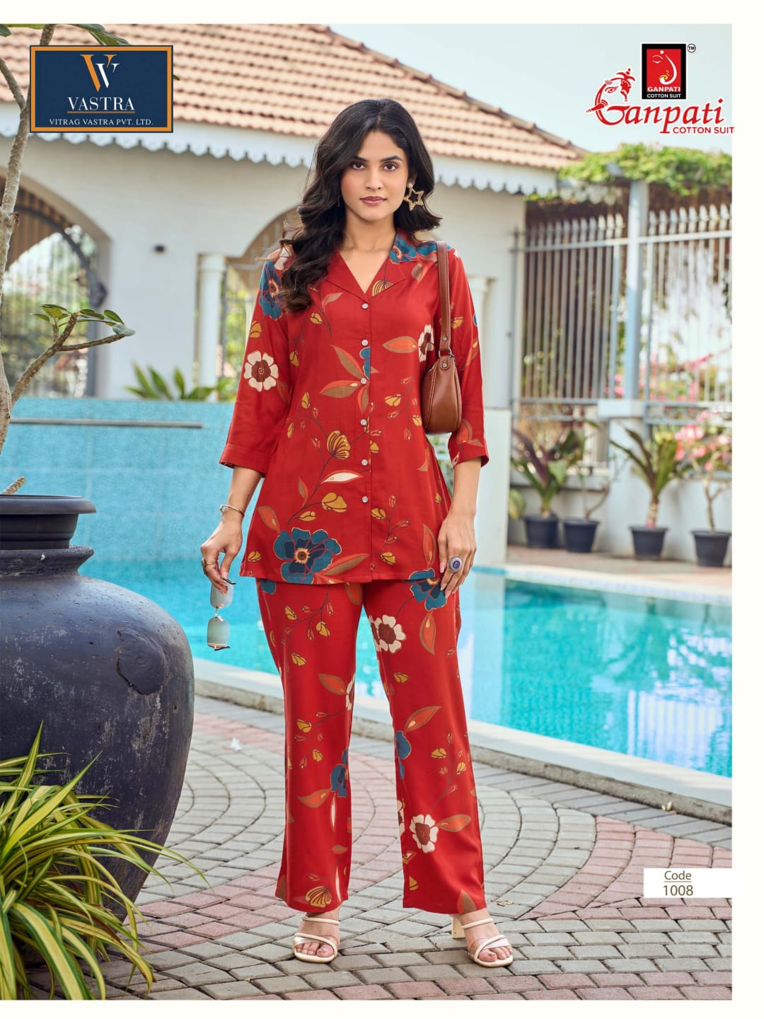 Isha Vol 12 Vastra Ganpati Rayon Co Ord Set Wholesale Rate