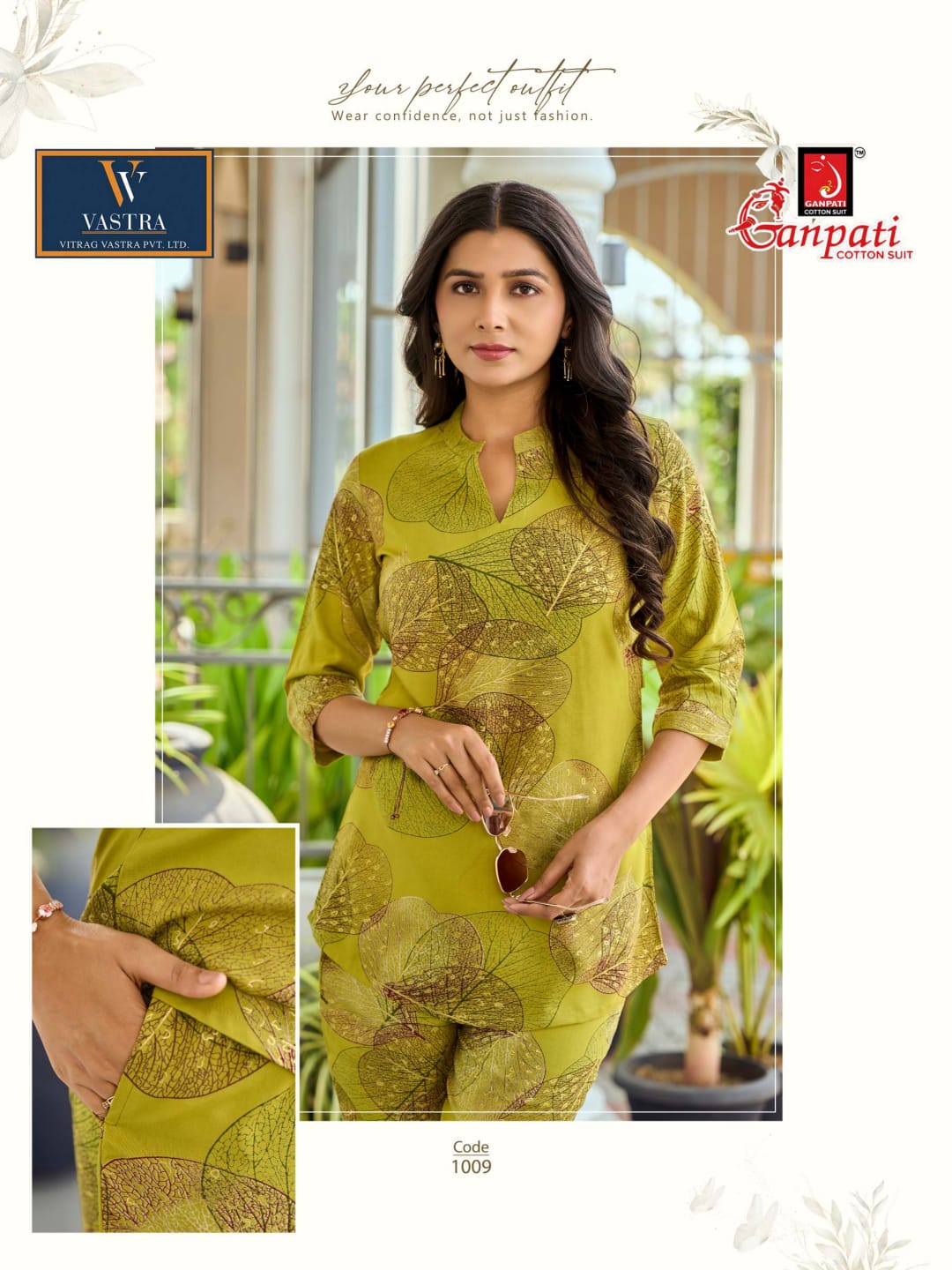 Isha Vol 12 Vastra Ganpati Rayon Co Ord Set Wholesale Rate