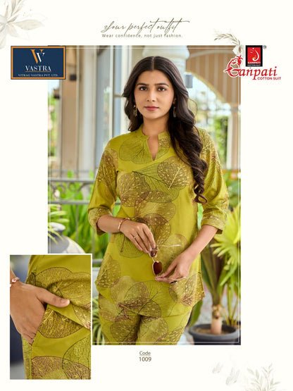 Isha Vol 12 Vastra Ganpati Rayon Co Ord Set Wholesale Rate
