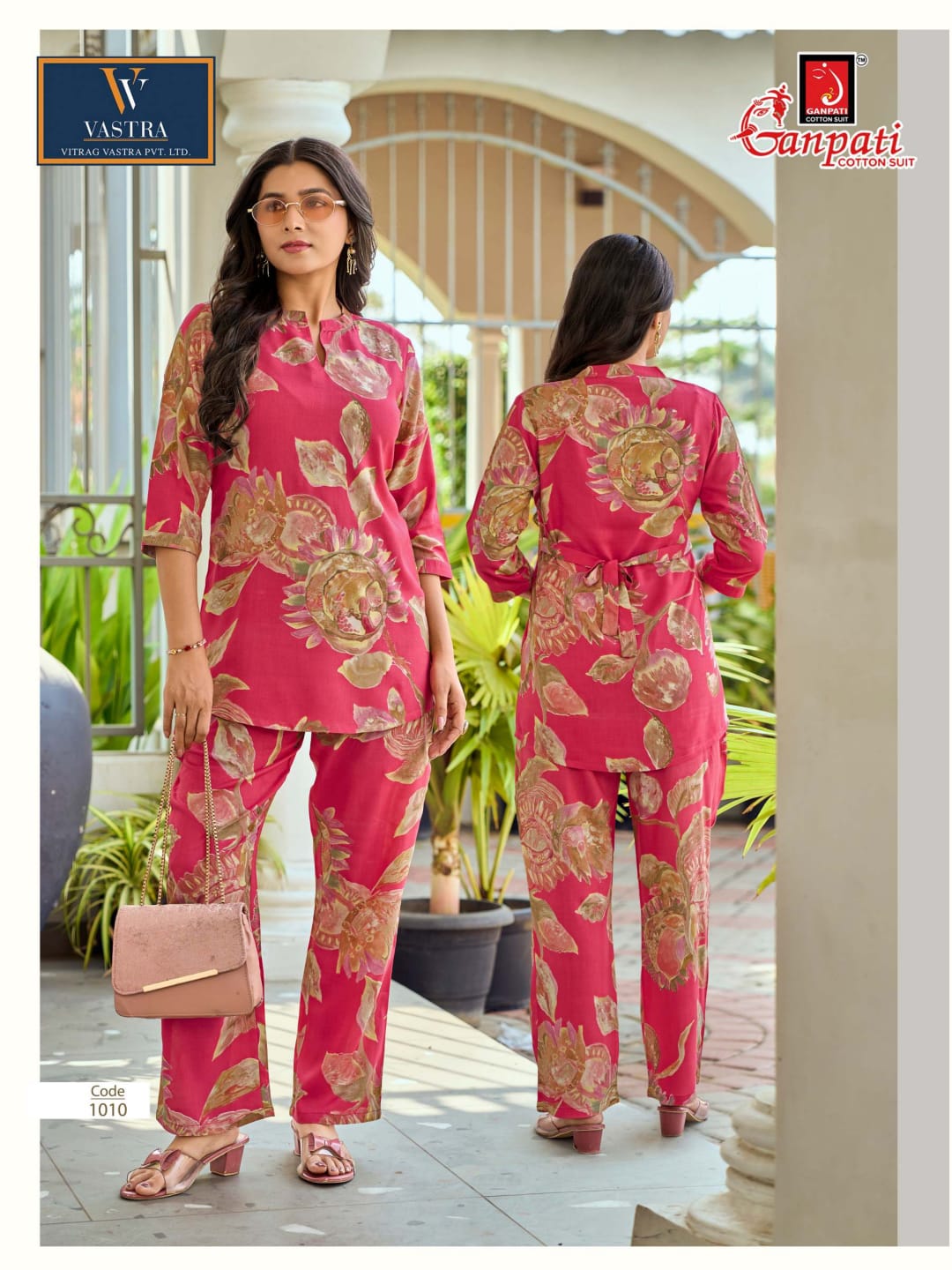 Isha Vol 12 Vastra Ganpati Rayon Co Ord Set Wholesale Rate