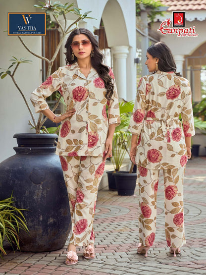 Isha Vol 12 Vastra Ganpati Rayon Co Ord Set Wholesale Rate