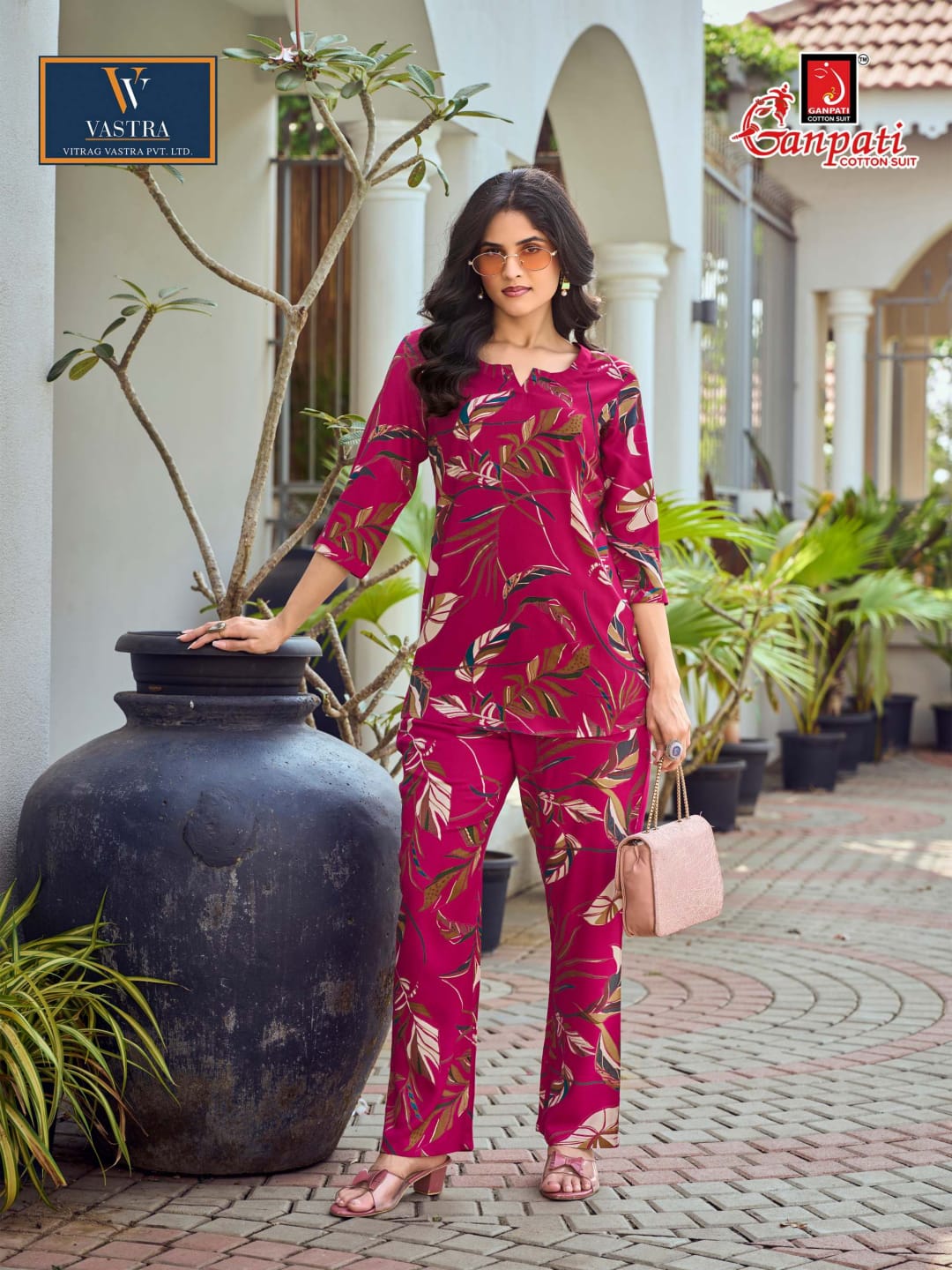 Isha Vol 12 Vastra Ganpati Rayon Co Ord Set Wholesale Rate