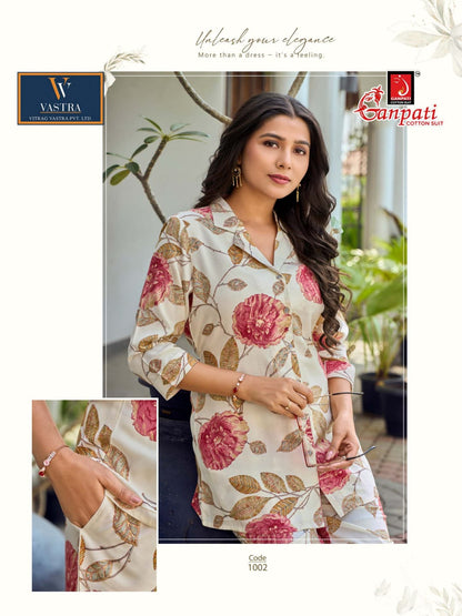 Isha Vol 12 Vastra Ganpati Rayon Co Ord Set Wholesale Rate