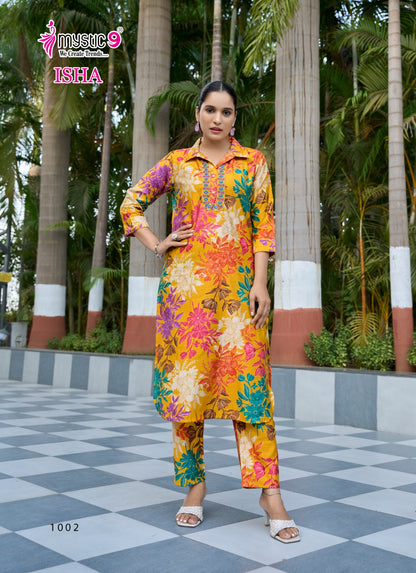 Isha Vol 1 Mystic 9 Vertican Co Ord Set Wholesaler India