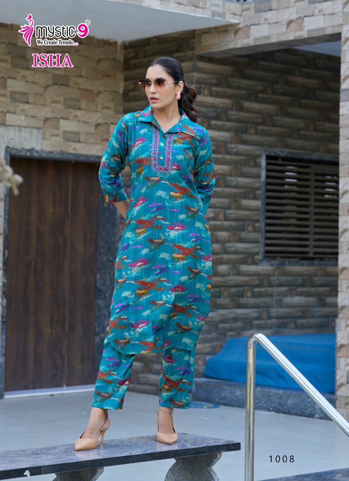 Isha Vol 1 Mystic 9 Vertican Co Ord Set Wholesaler India