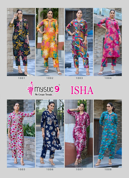 Isha Vol 1 Mystic 9 Vertican Co Ord Set Wholesaler India
