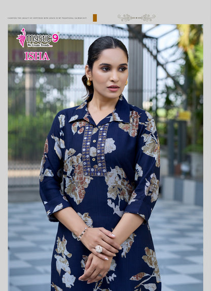 Isha Vol 1 Mystic 9 Vertican Co Ord Set Wholesaler India