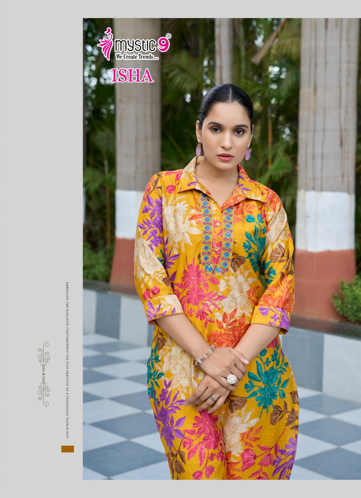 Isha Vol 1 Mystic 9 Vertican Co Ord Set Wholesaler India