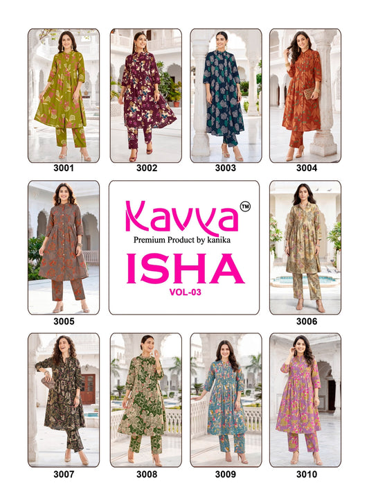 Isha Vol 3 Kavya Vatican Co Ord Set Wholesaler India