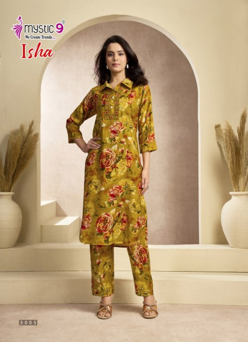 Isha Vol 3 Mystic 9 Vertican Co Ord Set Exporter