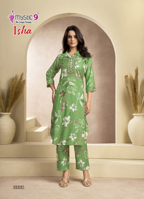 Isha Vol 3 Mystic 9 Vertican Co Ord Set Exporter