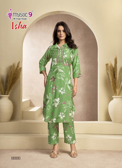 Isha Vol 3 Mystic 9 Vertican Co Ord Set Exporter