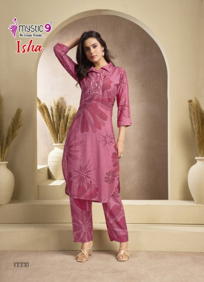 Isha Vol 3 Mystic 9 Vertican Co Ord Set Exporter
