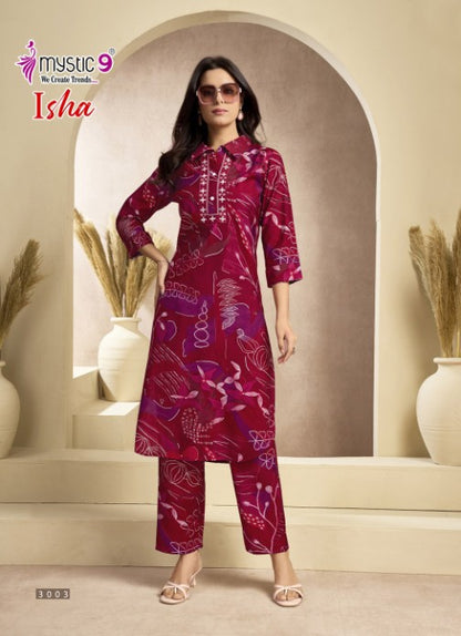 Isha Vol 3 Mystic 9 Vertican Co Ord Set Exporter